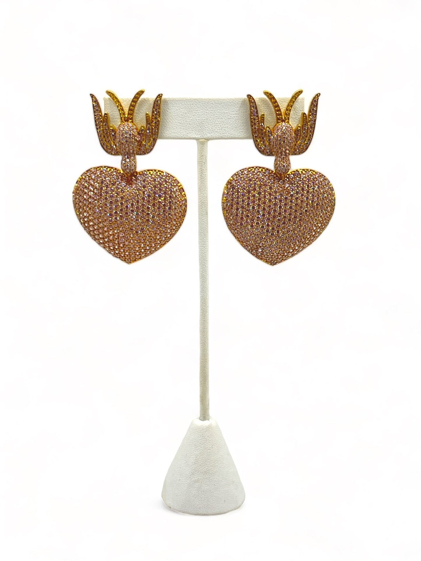 Bird Heart Earrings