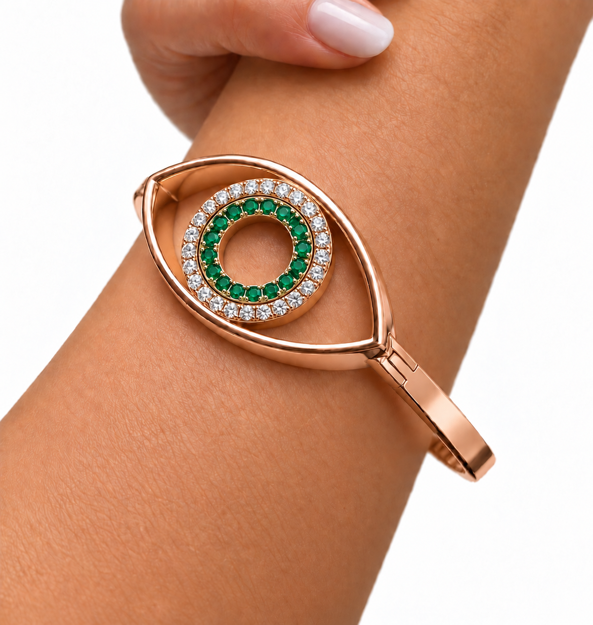 Eternal Eye Rose Gold Bangle