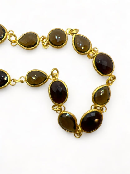 Black and Brown Stone Necklace