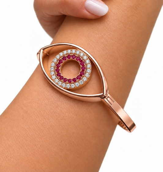 Eternal Eye Rose Gold Bangle