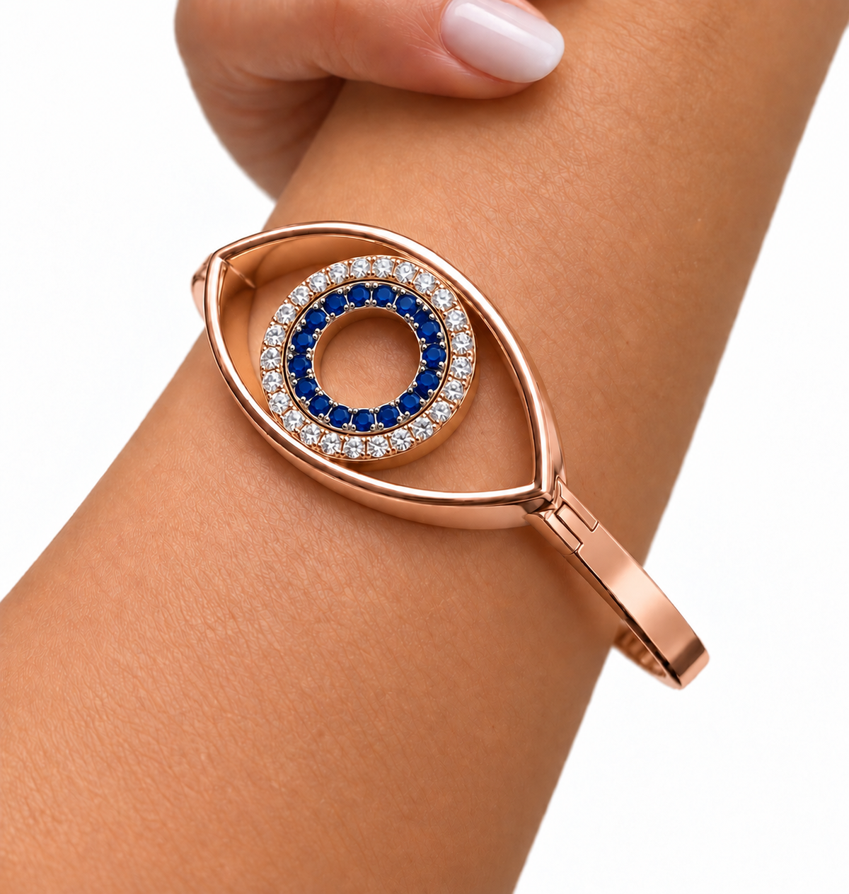 Eternal Eye Rose Gold Bangle