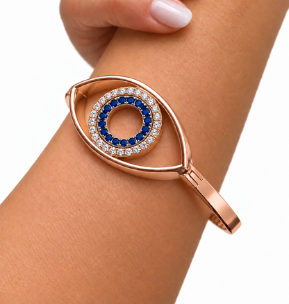 Eternal Eye Rose Gold Bangle