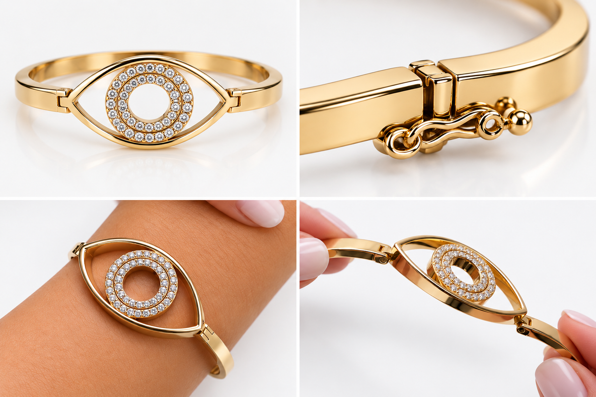 Eternal Eye Diamond Bangle