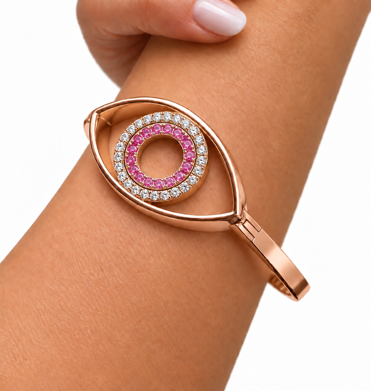 Eternal Eye Rose Gold Bangle