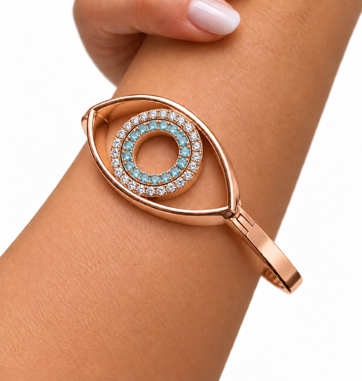 Eternal Eye Rose Gold Bangle