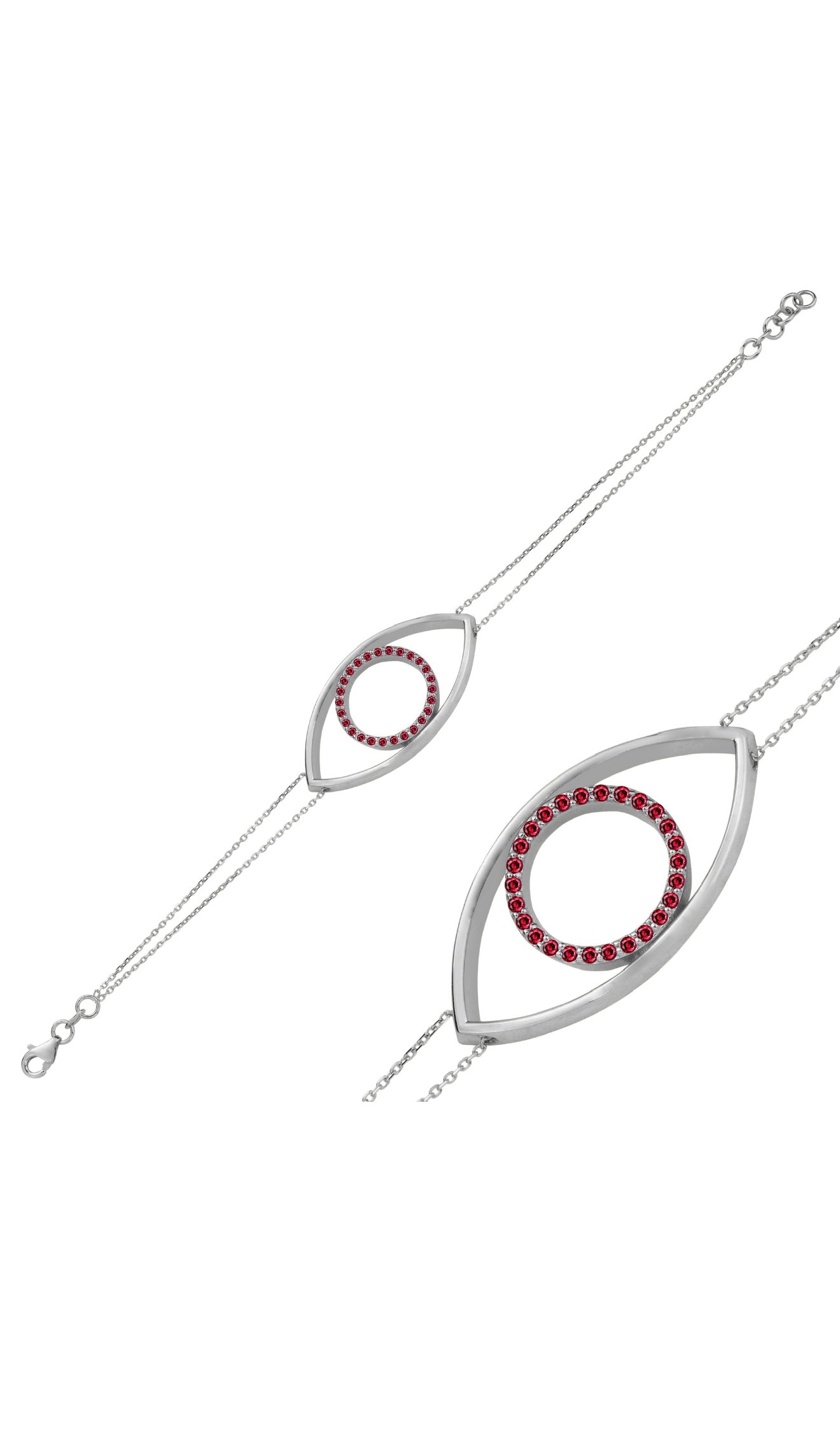 White Gold Eternal Eye Gemstones Edition