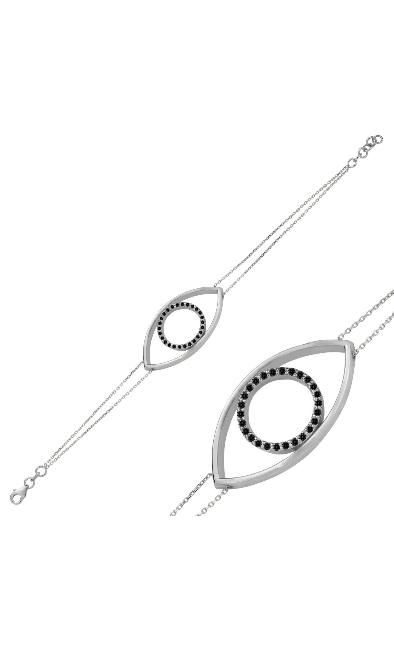 White Gold Eternal Eye Gemstones Edition