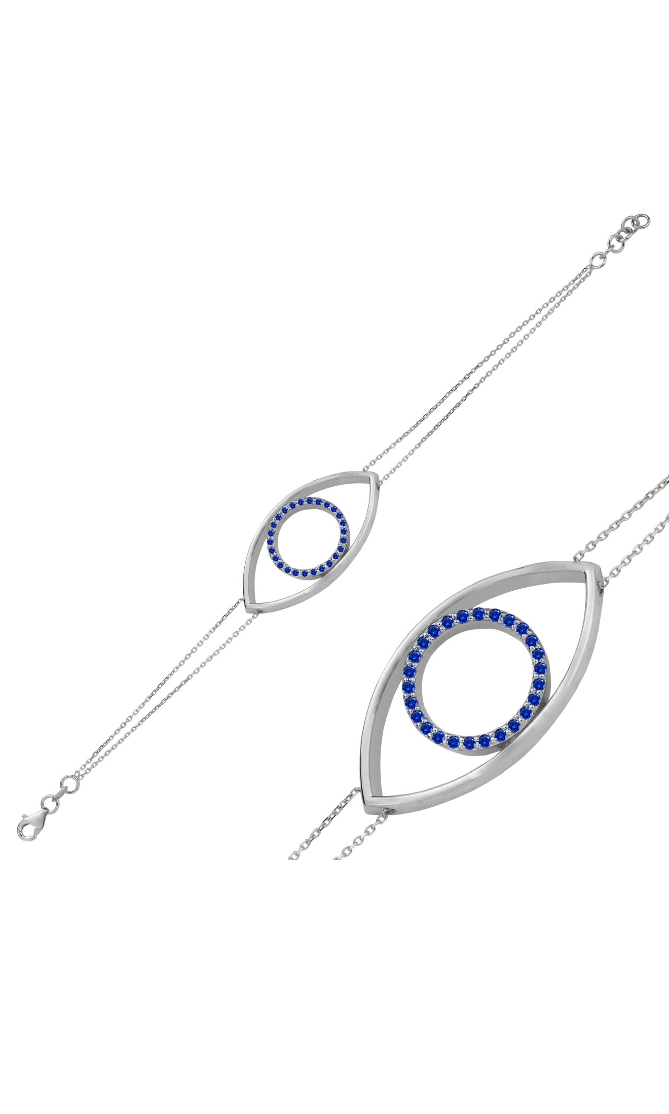 White Gold Eternal Eye Gemstones Edition