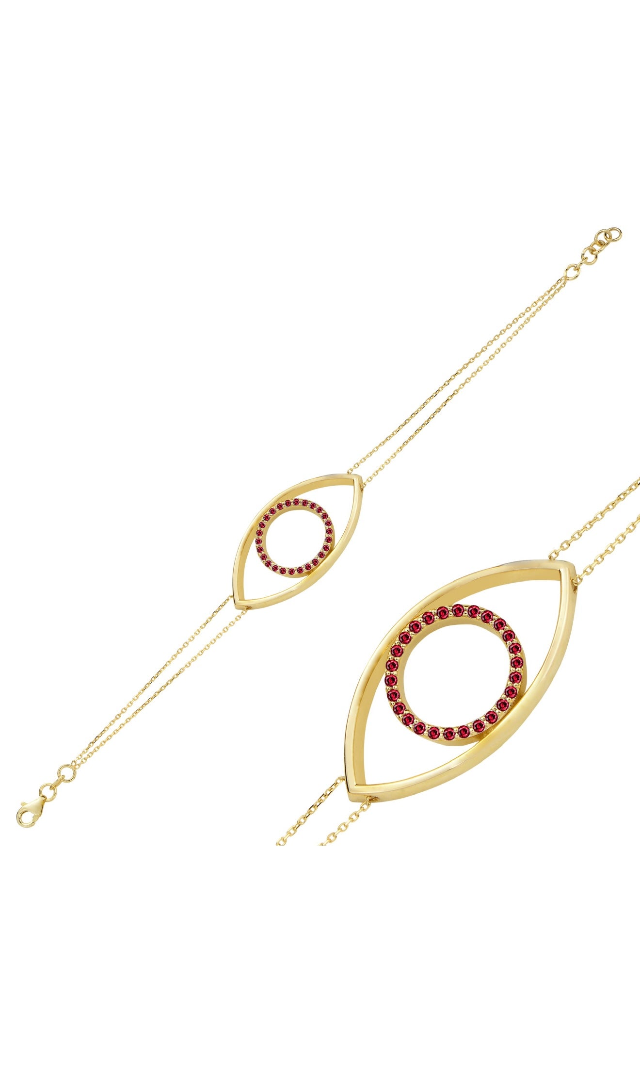 Yellow Gold Eternal Eye Gemstones Edition