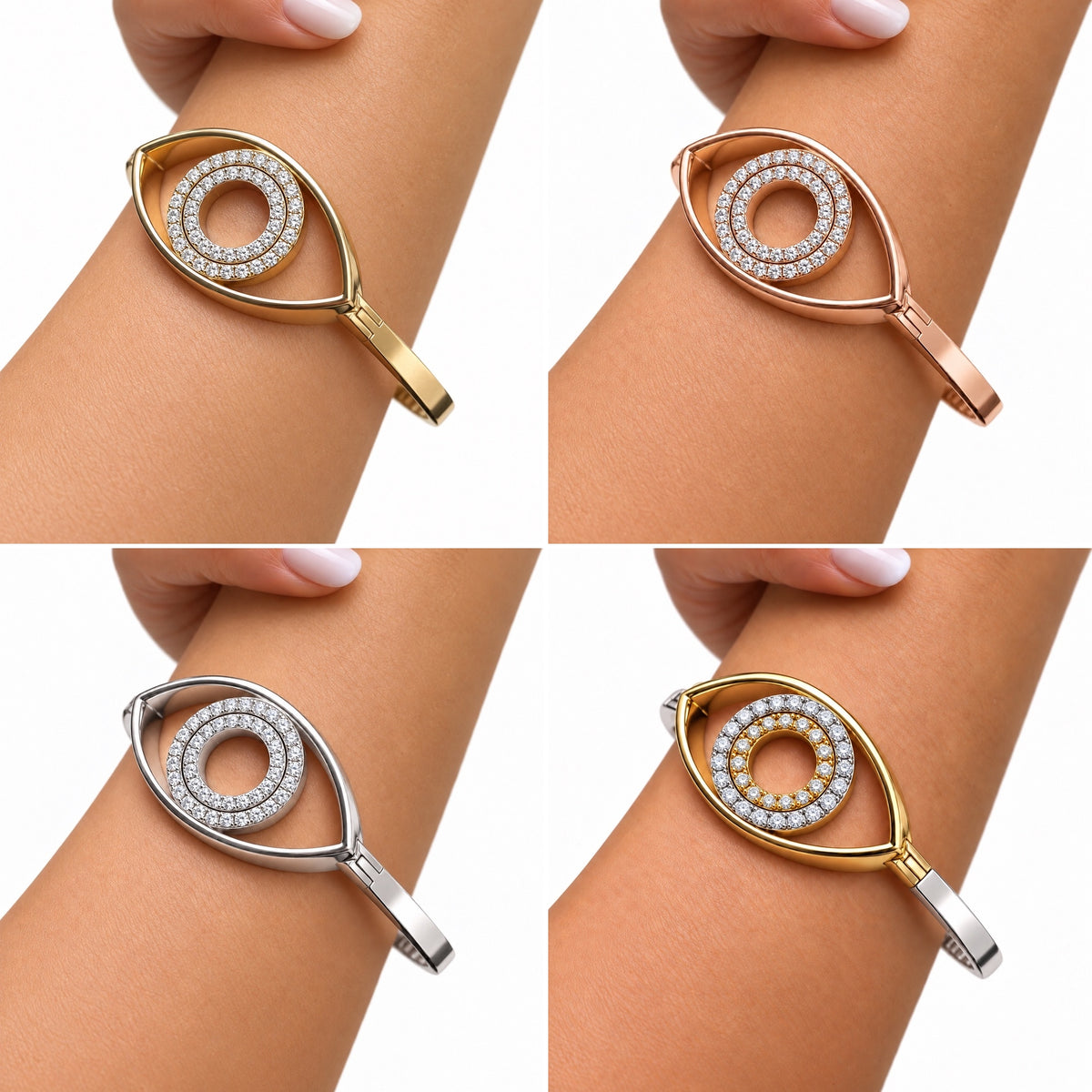 Eternal Eye Diamond Bangle