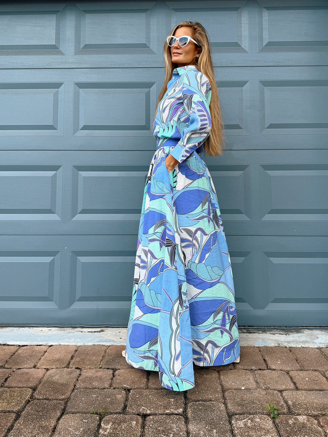 Elena Shirt Skirt Set